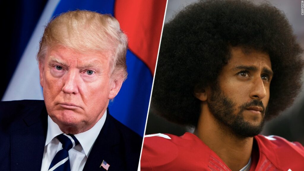 Trump says Colin Cabernick should be given another chance in the NFL "if he has the ability to play"