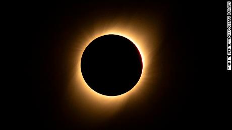 Amazing photos of the eclipse over South America