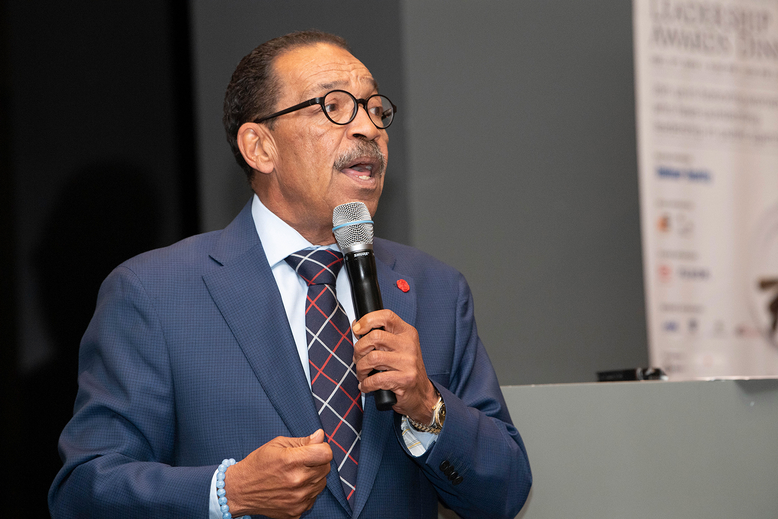 Los Angeles City Council Chairman, Herb Wesson Jr., speaks at the City Club in Los Angeles, December 3, 2019